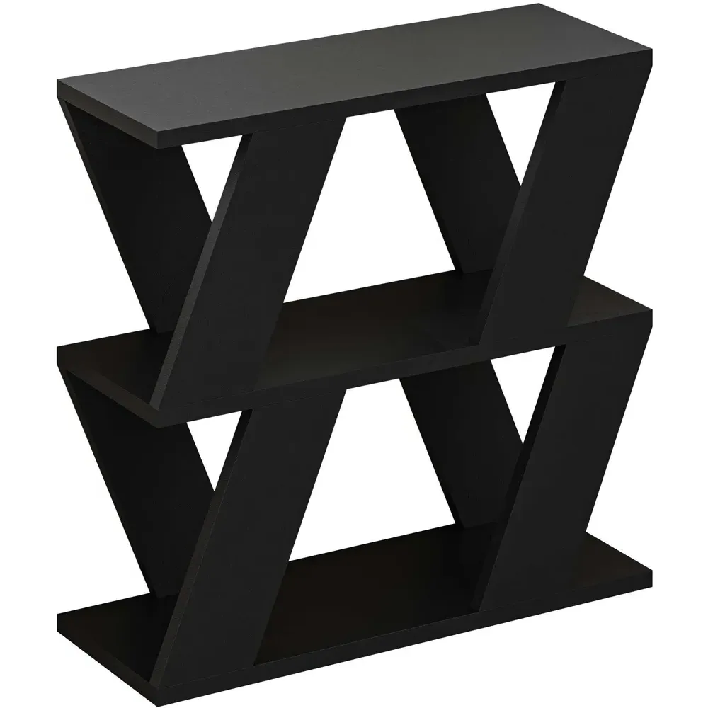 Lazena 2 Shelf Side Table - Black