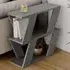 Lazena 2 Shelf Side Table - Grey