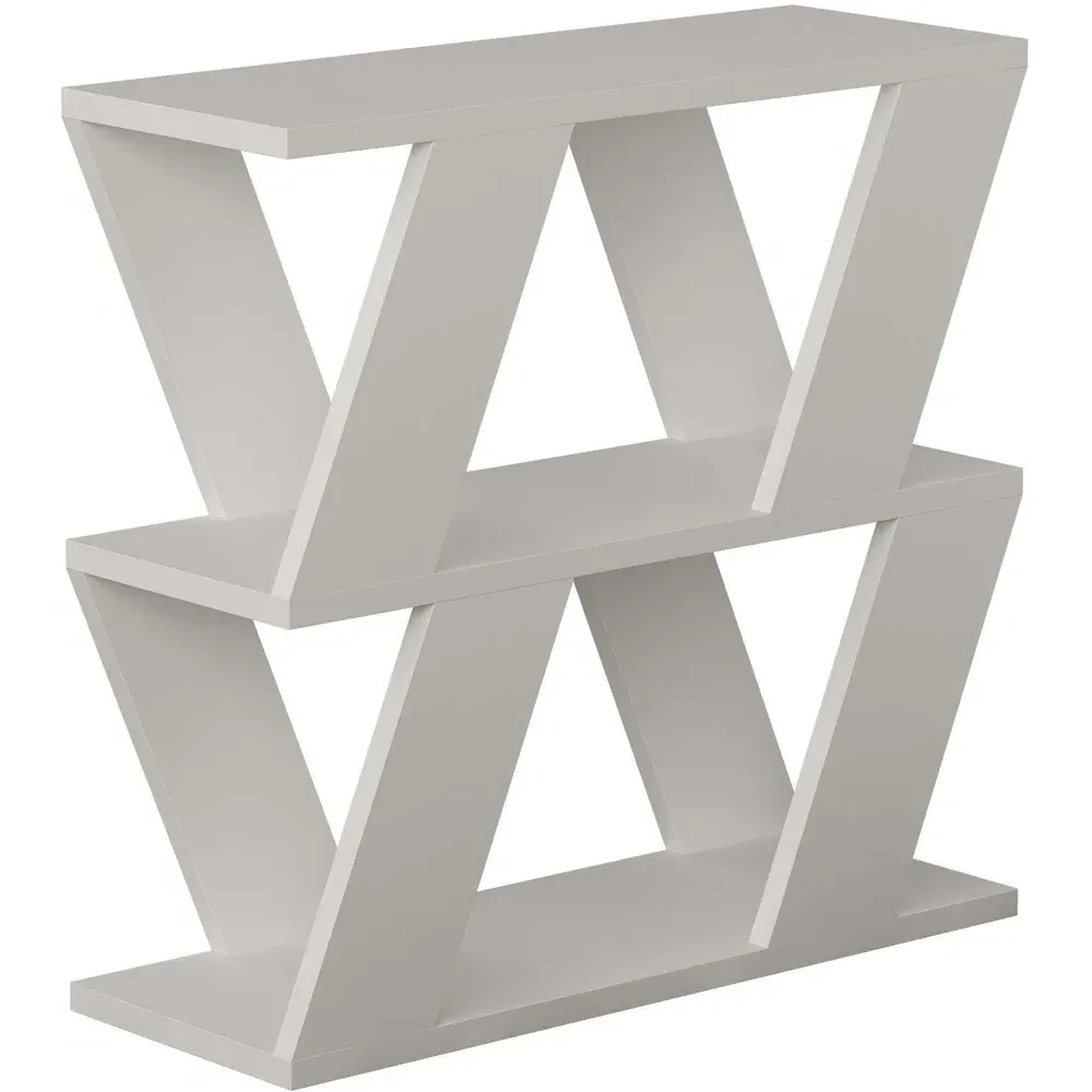 Lazena 2 Shelf Side Table - White