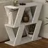 Lazena 2 Shelf Side Table - White