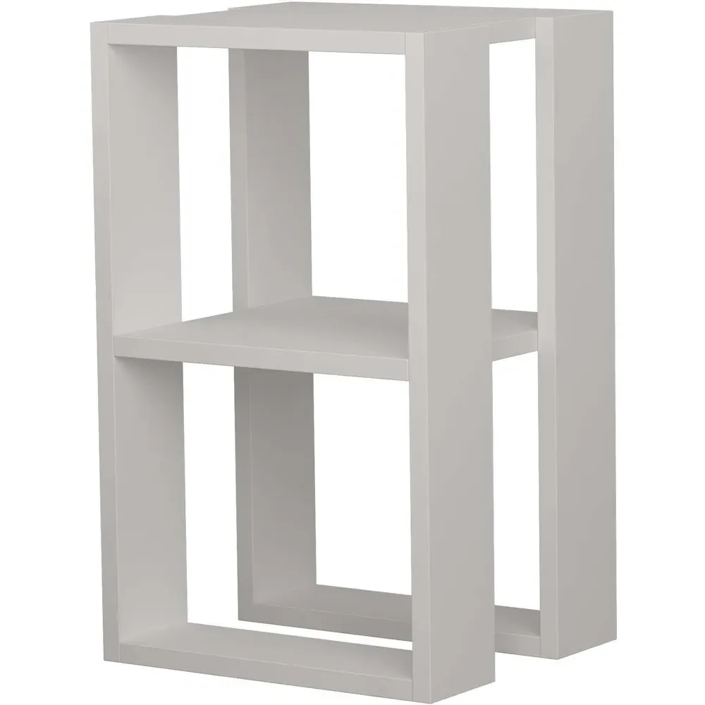 Lonie Single Shelf Bedside Table - White