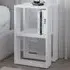 Lonie Single Shelf Bedside Table - White
