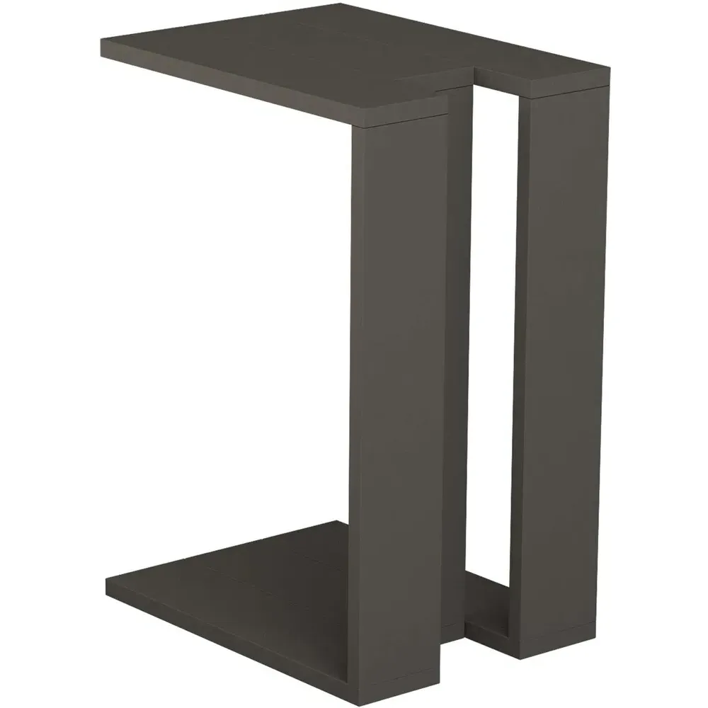 Muju C-Shape Side Table - Black