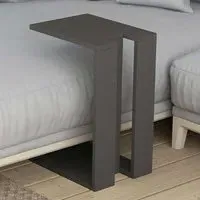 Muju C-Shape Side Table - Black