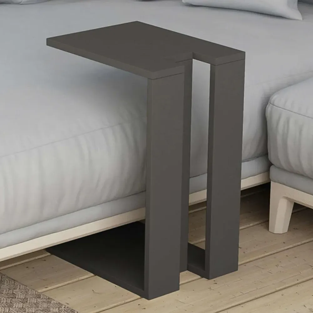 Muju C-Shape Side Table - Black image