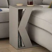 Naze C-Shape Multipurpose Table - Mocha Grey