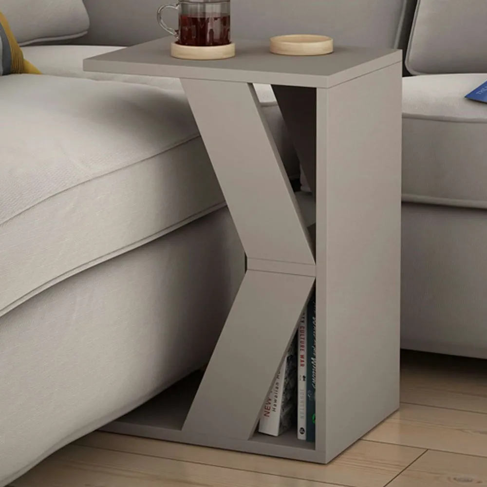 Naze C-Shape Multipurpose Table - Mocha Grey image