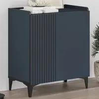 Olie 2 Door Compact Sideboard - Deep Blue, Particleboard