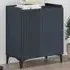 Olie 2 Door Compact Sideboard - Deep Blue, Particleboard