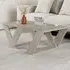 Pipra Coffee Table - Cream, Wood