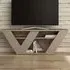 Pipralla 2 Shelf TV Unit - Grey
