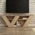 Pipralla 2 Shelf TV Unit - Oak