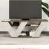 Pipralla 2 Shelf TV Unit with Storage - Multi, Marble Effect