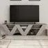 Ralla 2 Shelf TV Unit with Storage - Grey