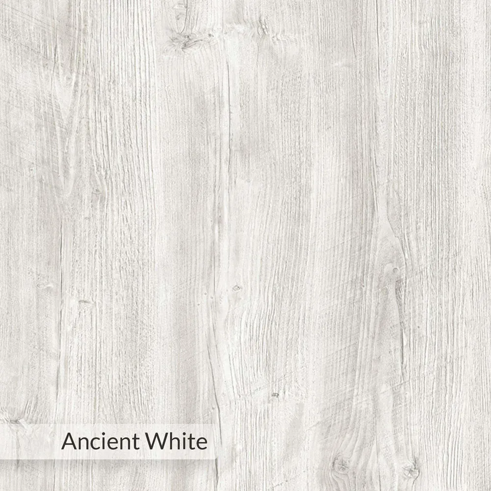 Ralla 2 Shelf TV Unit with Storage - White