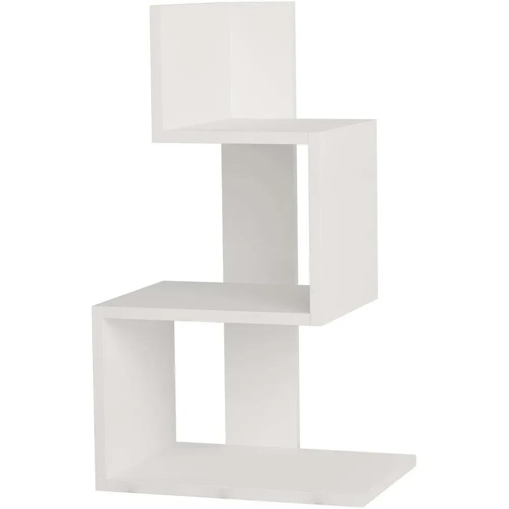 Rosie 3-Shelf Side Table - White