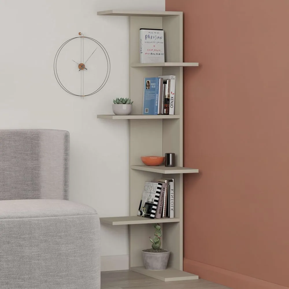 Saso 5 Tier Corner Display Unit - Cream image