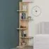 Saso 5 Tier Corner Display Unit - Oak