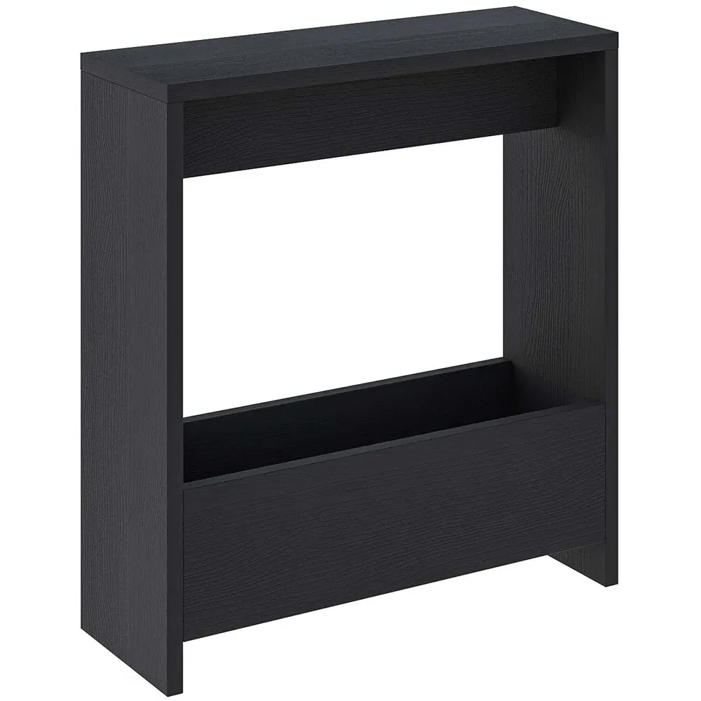 Simpi Multipurpose Side Table with Storage - Black, Wood