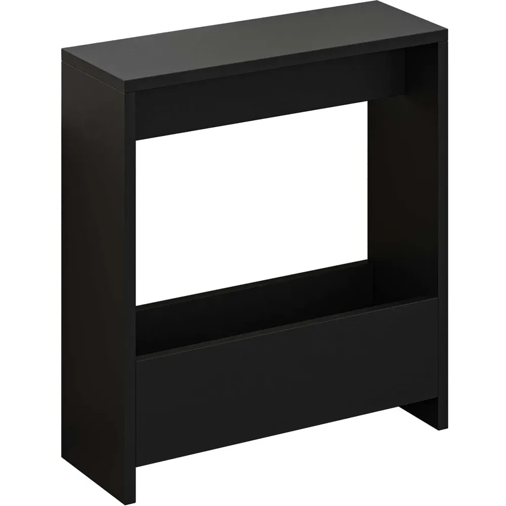 Simpi Single Shelf Side Table - Black