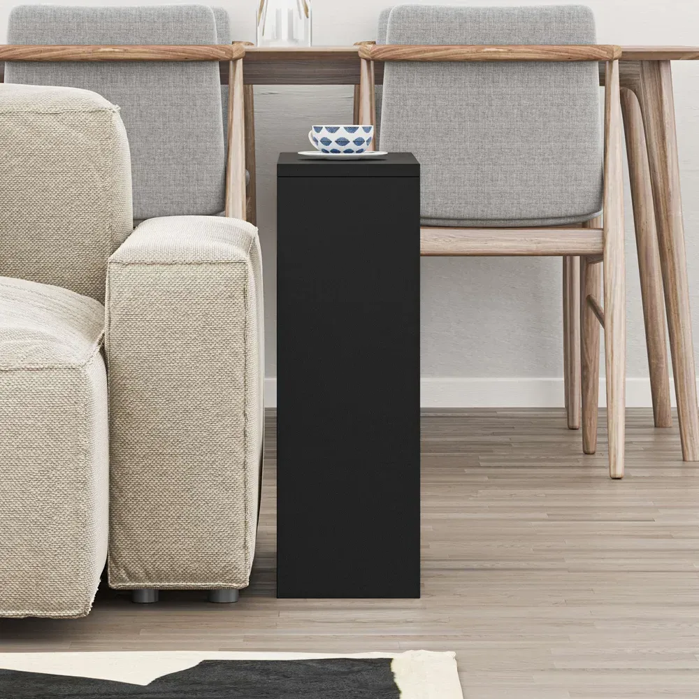 Simpi Single Shelf Side Table - Black