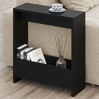 Simpi Single Shelf Side Table - Black