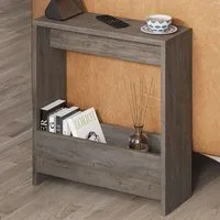 Simpi Single Shelf Side Table - Brown