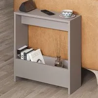 Simpi Single Shelf Side Table - Grey