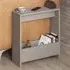 Simpi Single Shelf Side Table - Grey