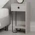 Sirius Left Module Bedside Table - Grey