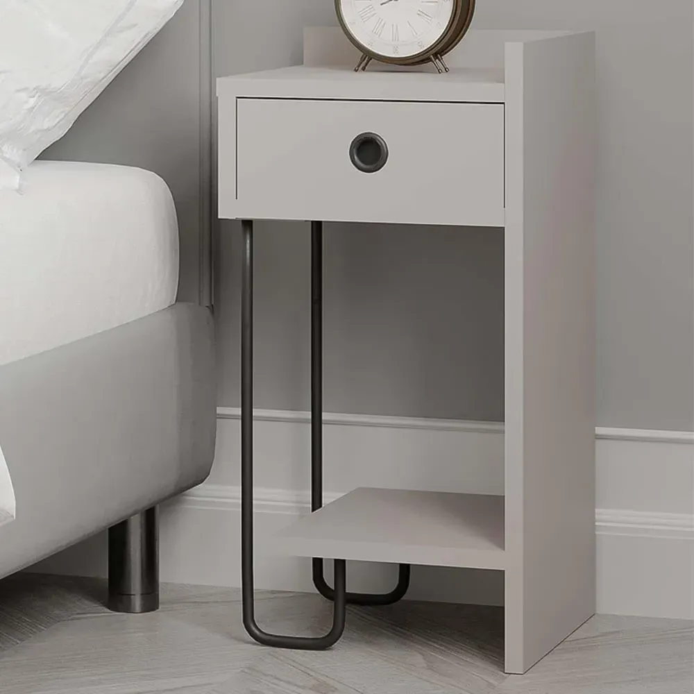 Sirius Left Module Bedside Table - Grey image
