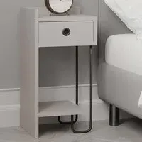 Sirius Right Module Bedside Table - Grey
