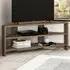 Thales 2 Shelf Corner TV Unit - Brown, Oak Effect