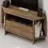 Viva Corner TV Stand with Storage - Brown