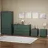 4 Piece Bedroom Furniture Set - Jasper Green