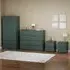 4 Piece Bedroom Furniture Set - Jasper Green