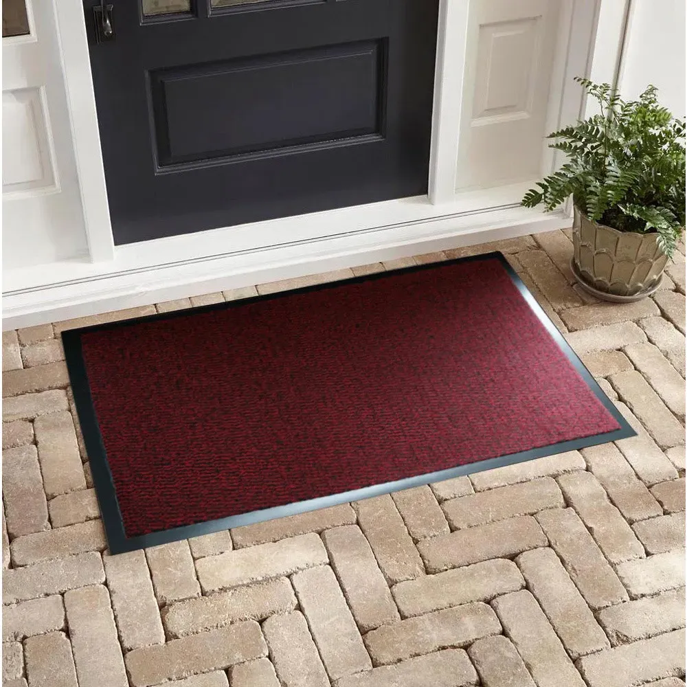 Anti Slip Door Mat - Red