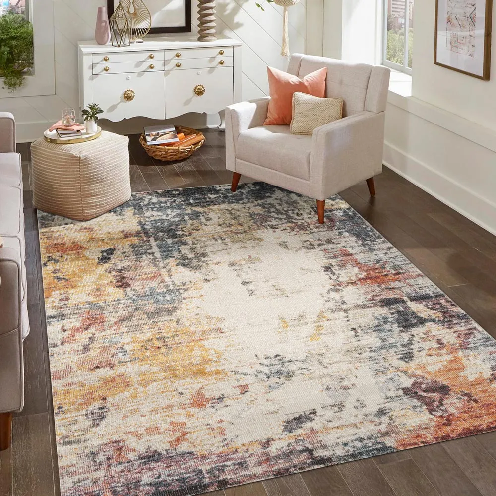 Aress Abstract Rug - Multicolour