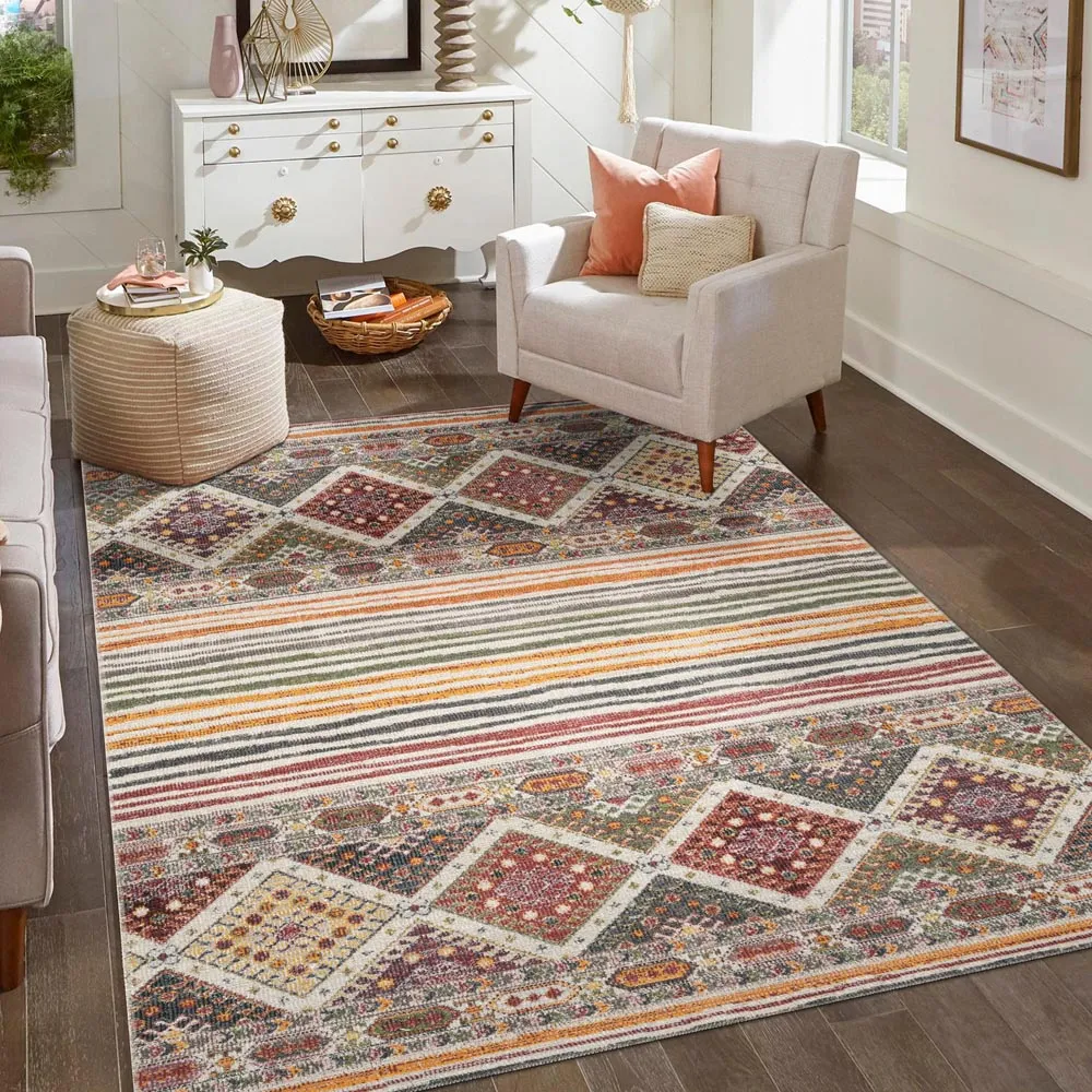 Aress Aztec Rug - Multicolour