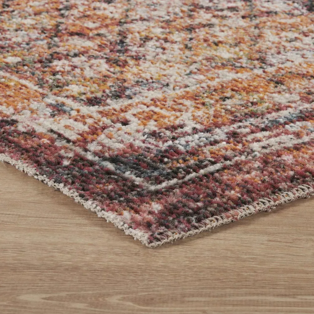 Aress Lattice Rug - Multicolour