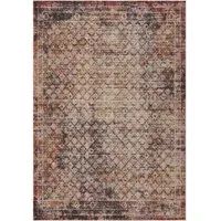 Aress Lattice Rug - Multicolour