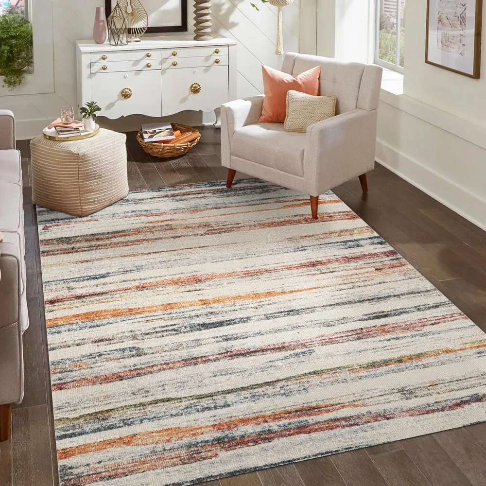 Aress Line Rug - Multicolour
