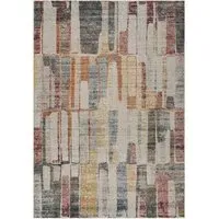 Aress Small Geometric Rug - Multicolour, Polypropylene