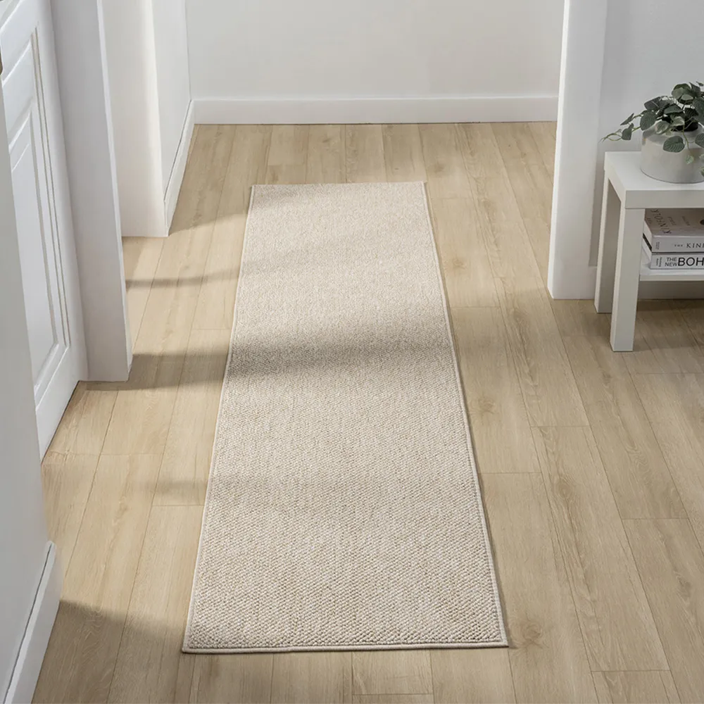 Avior Beige Pebble Rug - Blonde, Polyester