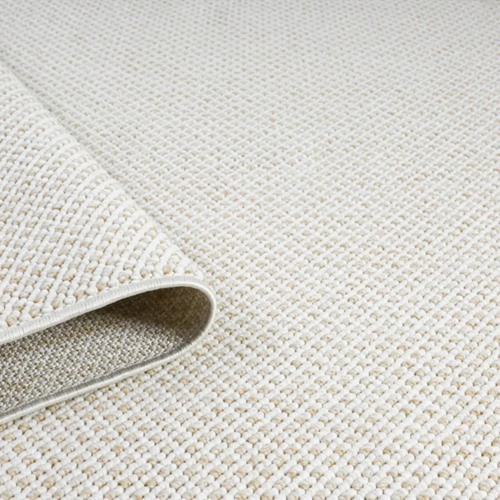 Avior Pebble Mottled Rug - Cream, Polyester