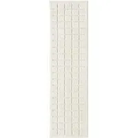 Aya Embossed Cube Area Rug - Cream