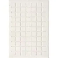 Aya Embossed Cube Area Rug - Cream