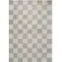 Chester Checkered Shaggy Rug - Grey, Polypropylene