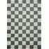 Chester Checkered Shaggy Rug - Jade Green