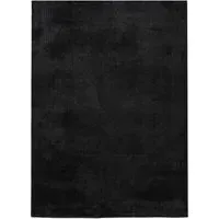 Comfy Anti Slip Rug - Black, Polyester